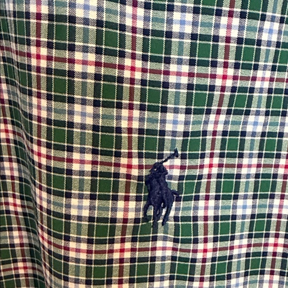Polo Ralph Lauren Men's Classic fit performance Checkered Shirt RL Untucked fit - Picture 3 of 5